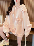 3D Bow Hoodie-Outfit