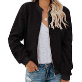 Jacket Winter Coat Fur Fleece Jacket Ladies Zip Up Teddy Coat Warm Female Clothes With Pockets Overcoat chaquetas de