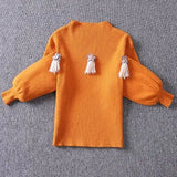 Women Autumn Winter Two Pieces Sets Office Ladies Clothing Set Turtleneck Knitted Sweaters And Tweed Plaid long Skirts