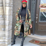 Trendy Women's Long Printed Patch