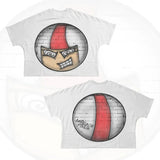 T-Shirt Hip-Hop Fun Cartoon Pattern Printing Oversized T-Shirt Original Gothic Cotton Short Sleeves-Outfit