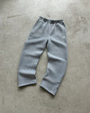 Fongt New Popular S Embroidery Printing Series For Young Couples Casual Broad-Legged Trousers