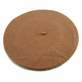 Style Vintage Unisex Women Men Wool Warm Plain Beret Beanie Hat Cap Hot Selling
