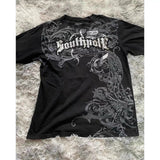 Fongt New Concert T-Shirt Summer Korean Version Of Fashion Print Short-Sleeved Loose