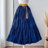 Fongt Half-Dress Women's Dress 2025 Summer Small In The Long Leisure High-Rise Display Thin Pendulum Ponve Egg