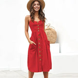 Floral Vintage Casual Sundress