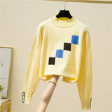 Long Sleeve Knitwear Sweaters Fashion Stacked