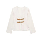 Fongt Women's ZA Autumn And Winter New Triptling With Soft Coat