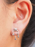 Frog Design Stud Earring-Outfit
