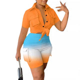 Fongt New Women's Three-Dimensional Pocket Shorts