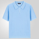 Fongt Men's New Summer Candy-Colored Knits Men's Casual Polo Shirts