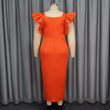Fongt New Banquet Black Dress Elegant Collared Collared Studd Dress Dress Dress Dress