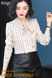 Silk Blouses Women Satin Print Blouse Women Long Sleeve Shirts Woman V-neck Silk Blouses Ladies Floral Blouse for