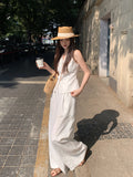 Fongt Xixi 2025 Spring New Temperament Linen Vest + High-Waist A Word Half-Body Trousers Two-Piece Suit Female 89289