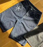 Shorts Men's Spring / Summer 2024 Trendy Denim Trousers Loose Casual Trousers-Outfit
