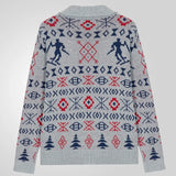 Fongt And Winter New Men's Wear Long-Sleeved Silk Knitted Shirt Single-Drentoned Sweater Jacket