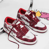 Skippin' School Shooting Heart Sneakers-Outfit
