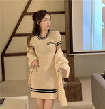 Fongt Temperament Sexy Knitted Dress Women's Summer 2023 New Niche Design Chic Skirt A Word