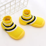 Baby Knitted Leopard Floor Socks Shoes with Rubber Soles Infant Anti-slip Indoor Socks Newborn Spring Summer