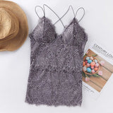 Hollow Out Bralette Solid Beauty Back Lace Underwear Sexy Vest Female Add pad Wireless Bra Seamless Lingerie