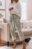 Sequin Sequined High Waist Leg Ruffled