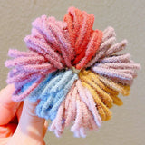 New Girls Candy Colors Nylon Basic Elastic Hair Bands Kids Rubber Bands Headband Scrunchie Fashion Hair