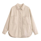 Fongt ZA Women's Urban Casual Wash Denim Jacket Jacket