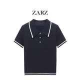 Fongt Homemade New Women's Classic Fashion Eight-Strand POLO Shirt 6771054