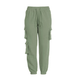Autumn Multi-Pocket Sweatpants Women Casual High Elastic Waist Drawstring Loose Jogger Pants Plus Size Harajuku