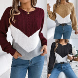 Shooting 2025 Autumn And Winter Casual Lantern Sleeve Knitted Jacket