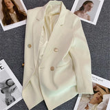Fongt Fried Street Small Suit Jacket Female 2024 Spring And Autumn New Korean Version Web Celebrity Temperament Small Casual Suit-Outfit
