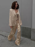 Trousers Trendy American Shimmer Sequins