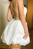 Women Sexy Bodycon Party Dresses Backless Spaghetti Straps Clubwear Mini Dress low neck drop