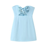 Fongt 2025 Fashion New Niche Design Three-Dimensional Flower Decoration Sexy Waist-Swaple Short
