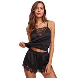 Fongt Stylish And Comfortable Lace Lace Pajamas Set