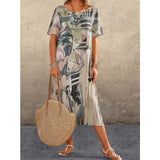 Summer Sleeve Loose Round Neck