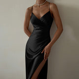 Fashion Sling Bare Back Sexy Open Dress