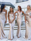 Autumn Satin Slip Dress Women Backless Spaghetti Strap Gold Silk Sexy Luxury Elegant Long Maxi Party Dresses