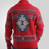 Fongt Men's Clothing Autumn And Winter Vintage Knitted Shirts Collared Cardigan Sweater Jacket