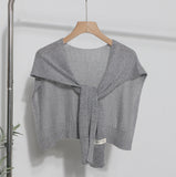 Ma Hai Mao Shawl Fluffy Soft Outside With A Scarf Neck Autumn Winter Hair Weaving Small Canopy Woman