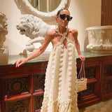 Fashion Hanging Neck Three-Dimensional Flower Tug Floor Cake
