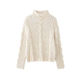 Fongt Solid Color Collar Zipper Large Pocket With Long-Sleeved Cotton Coat Water-Washed Cotton Clothes