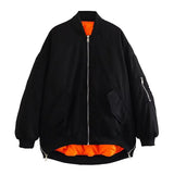 Fongt Summer 4 Color Loose Flight Padded Coat Women's Jacket Padded Coat Y9-5067-Outfit