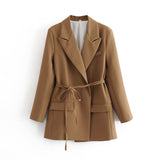 Fongt Women's Clothing 2025 Autumn New Casual Suit Jacket Top A8PS592