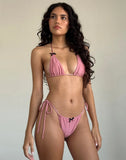 Fongt New Summer Sexy Bikini Swimsuit Bow Tie Tie Biniki Swimsuit