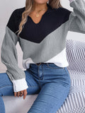 Orders For 2025 Autumn And Winter Casual Collar Bumpy Long-Sleeved Knitted Jacket Sweater Women's
