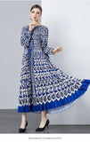 Fongt New Women's Dress Dress Oversized Dress Print 100 Folds T-Shirt With T-Shirt Holiday Casual Dress