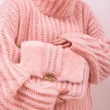 Winter Pullover Fluffy Long Sleeve