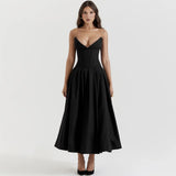 Strapless Formal Occasion Dress Black Sexy Bodycon Corset Party Dresses A Line Elegant Long Dresses New in Clothing-Outfit