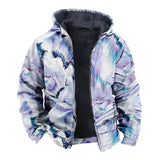 Fongt Solid Color 3D Print Digital Print With Hoodie Cotton Suit-Outfit